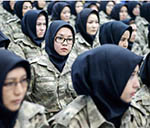 Female Afghan Army Officers  Complete Training in Turkey